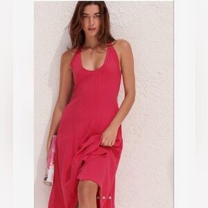 NWT Anthropologie Scoop-Neck A-Line Dress